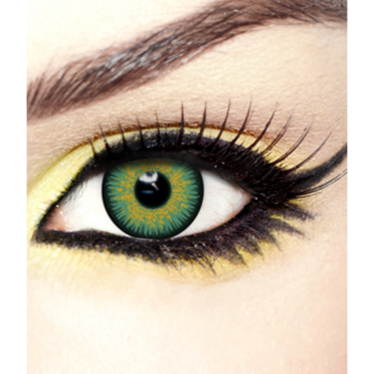 Maleficent Green & Black Theatrical Contact Lenses