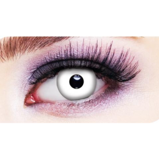 White Out Theatrical Contact Lenses