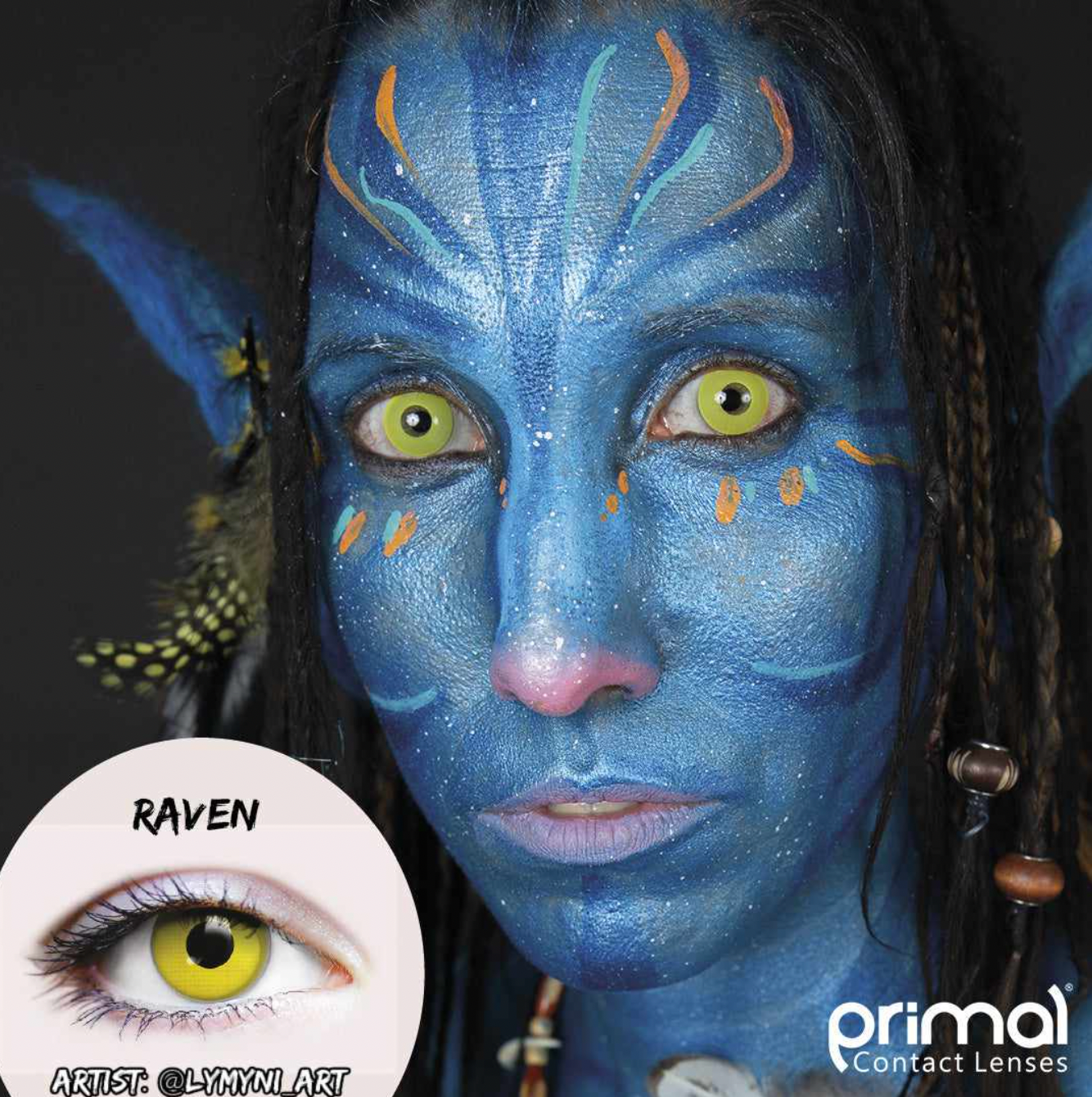 Raven Theatrical Contact Lenses