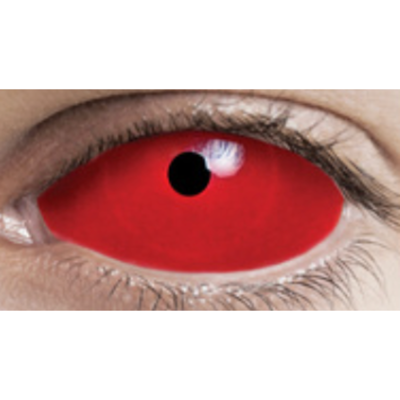 Red Sclera Theatrical Contact Lens