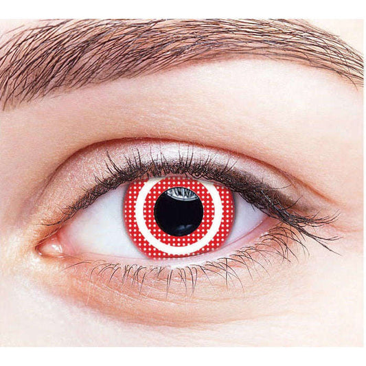 Squad Games Red Circle Contact Lenses