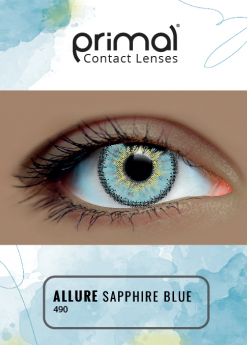 Allure Sapphire Blue Natural Contact Lenses