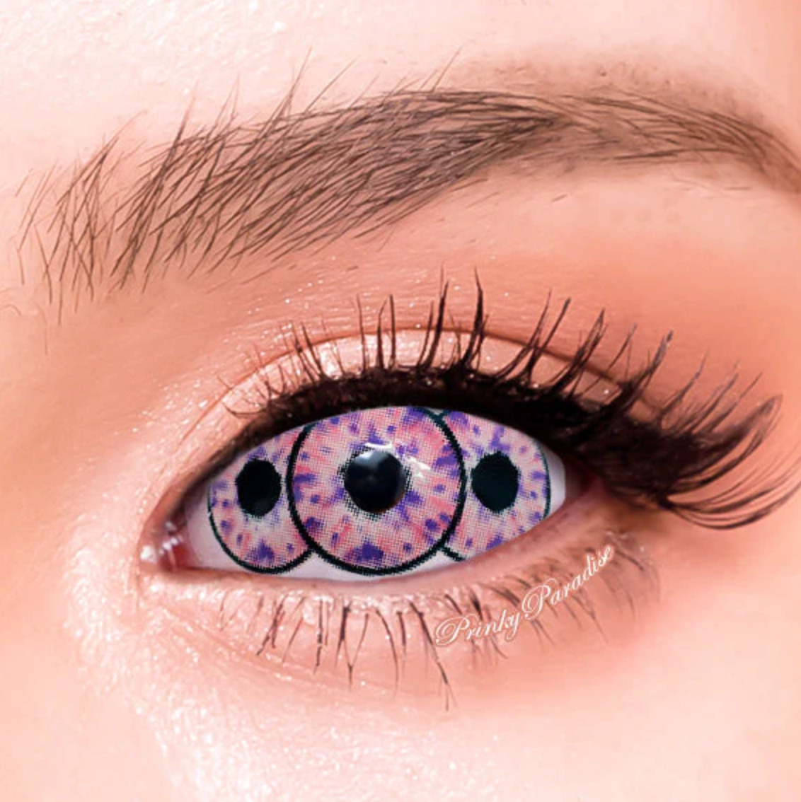 Princess Pinky Triple Iris Illusion Sclera Contacts