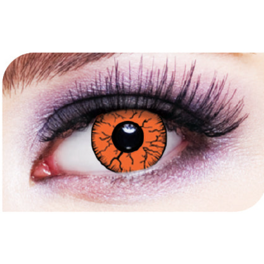 Monster Orange Theatrical Contact Lenses