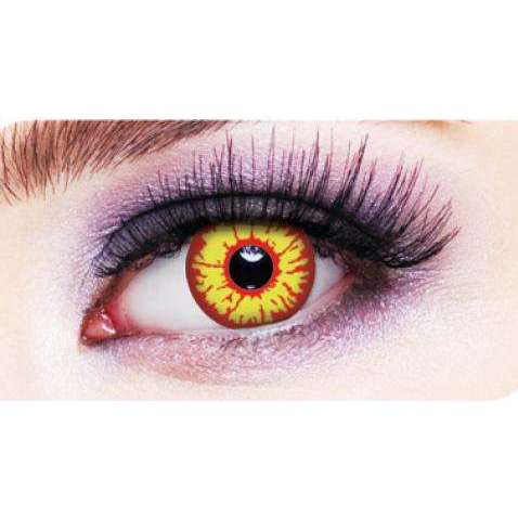 Red Wolf Yellow and Red Theatrical Contact Lenses