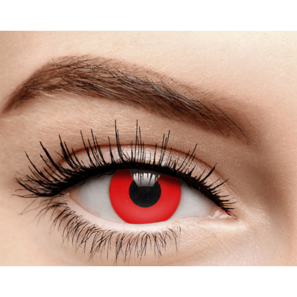 Red Out Theatrical Contact Lenses