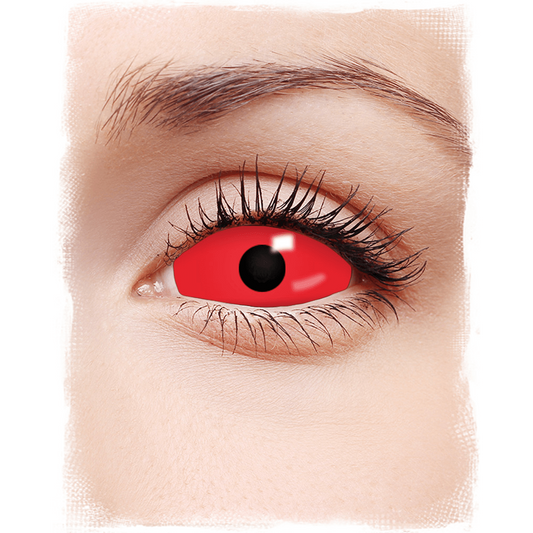 Red Sclera Theatrical Contact Lens