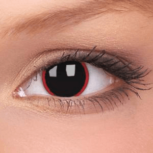 Hell Raiser Black and Red Theatrical Contact Lenses