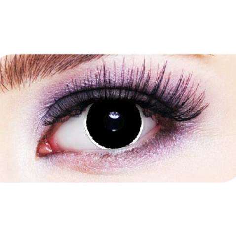 Eclipse Black and White Theatrical Contact Lenses